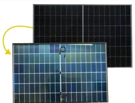 SOLYCO bifaziales Glas-Glas Modul Vorder- und Rückseite Lichtausbeute